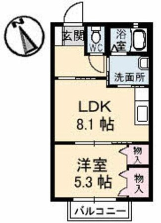 サン・リバー弐番館（Ｓ）の物件間取画像